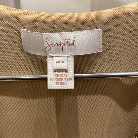 NEVER WORN scripted mettallic body suit size M - Picture 4 of 9